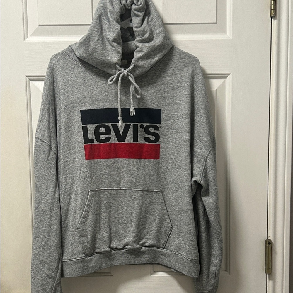 Levi's Women’s Graphic Gray Hoodie Size 1X